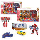 Light & Sound 2 Super Change Vehicle Transforming Robots Childrens Kids Toys