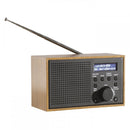 Daewoo Compact Wooden Auto Scan DAB FM Radio Alarm Clock Portable Travel