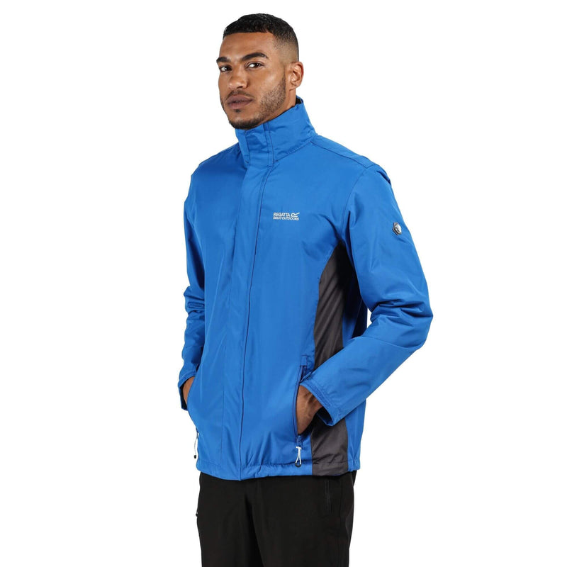 Regatta Matt Waterproof Jacket - Oxford Blue/Iron