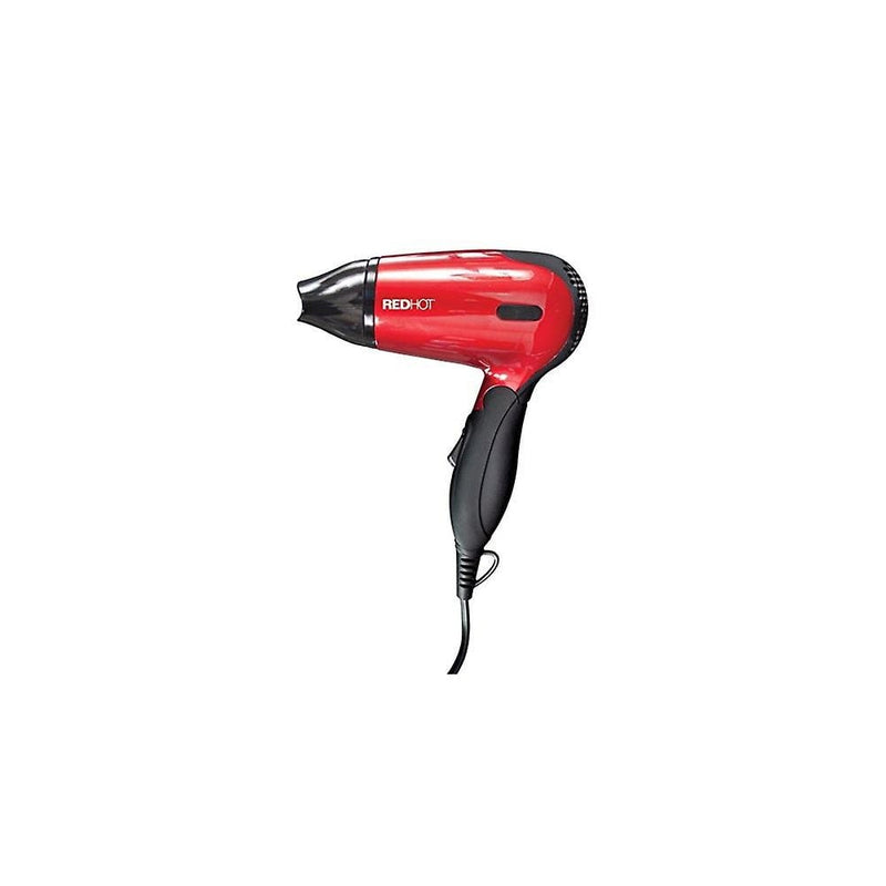 Red Hot 1200W Compact Folding Foldable Travel Hairdryer Hair Blow Dryer Styler