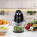 Daewoo 300W Mini Chopper With Glass Bowl - Black
