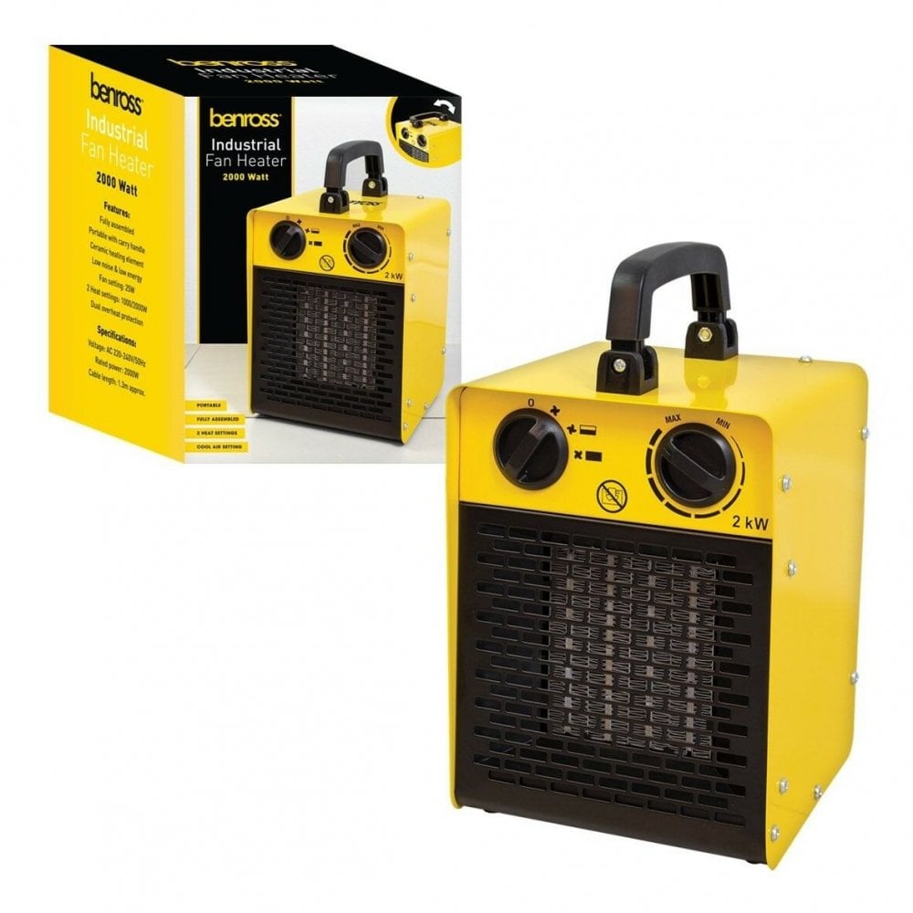 Benross 42469 2800W Industrial Fan Heater/Adjustable Therostatic