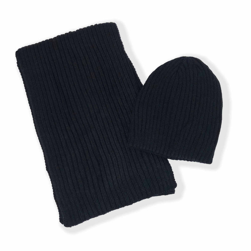 Mens Hat and Scarf Set
