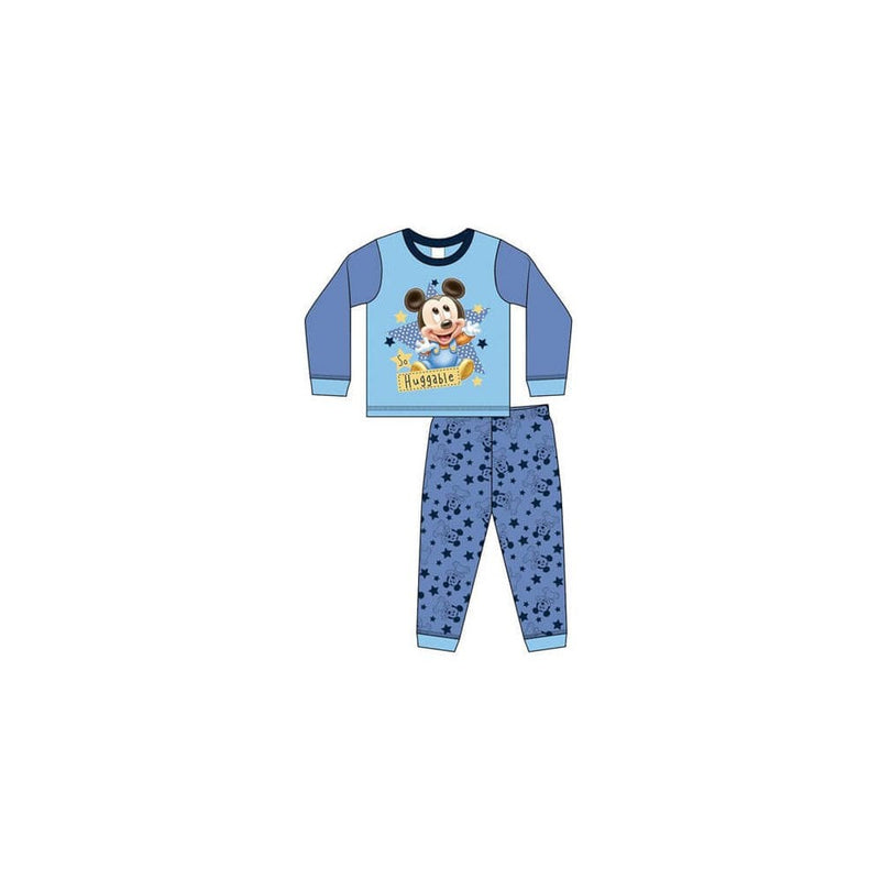 Mickey Mouse 100% Cotton Long Sleeved Kids Pyjama's