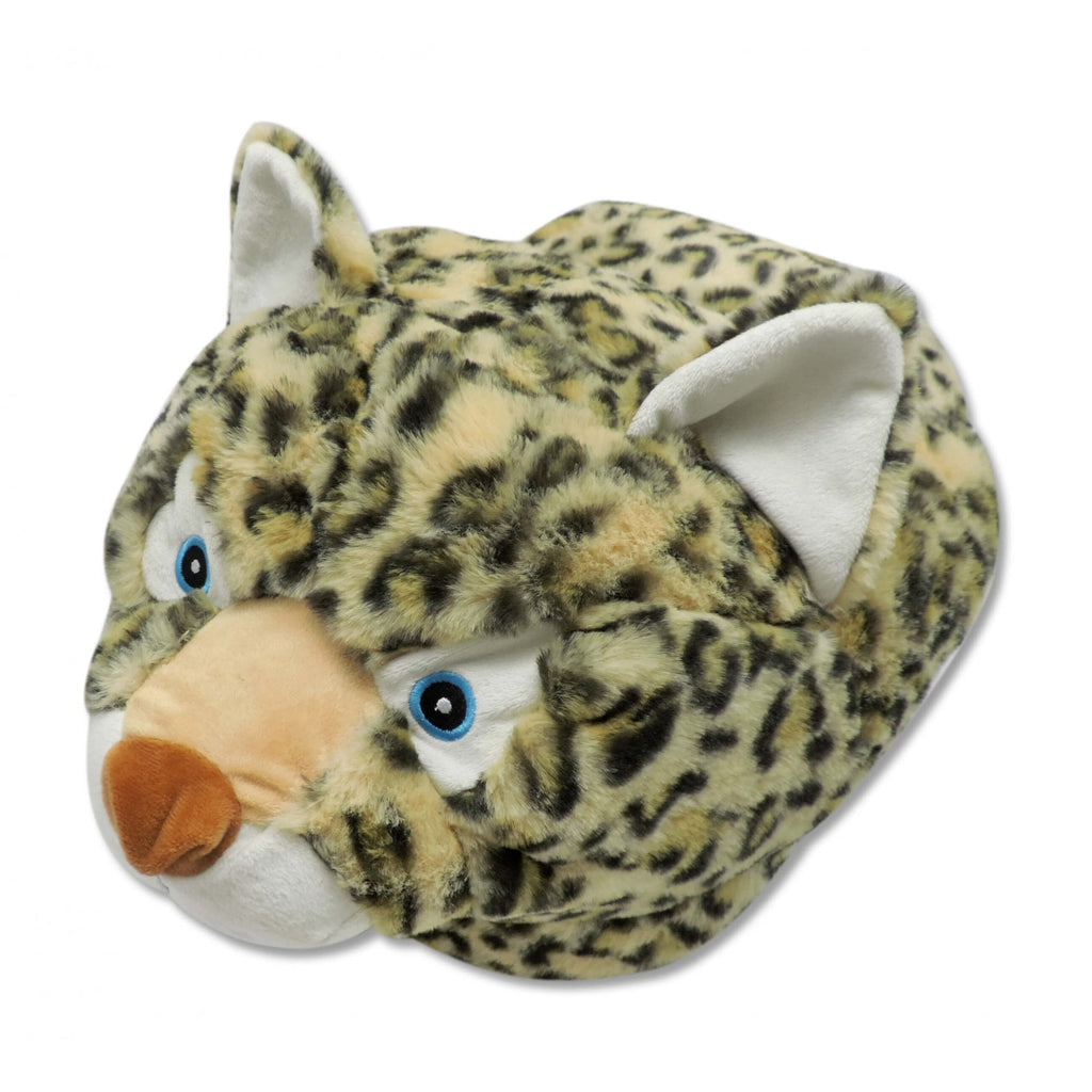 Giant Leopard Animal Foot Feet Warmer Cosy Soft Slipper Novelty Gift P