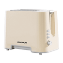 Daewoo 2 Slice Plastic Toaster - Cream