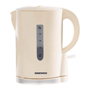 Daewoo 1.7L 2.2KW Plastic Jug Kettle - Cream