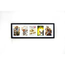 Lewis's Multi Aperture Photo Picture Frame with 5 Photos (Black, 4" x 6")