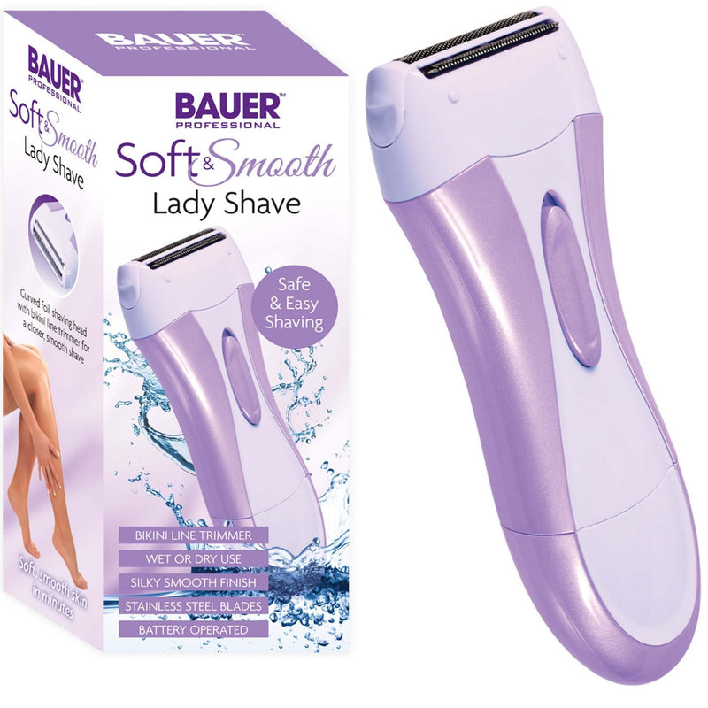 BAUER Battery Operated Soft and Smooth Lady Shave