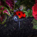 Solar Lady Bird Stake Light Pack of 3