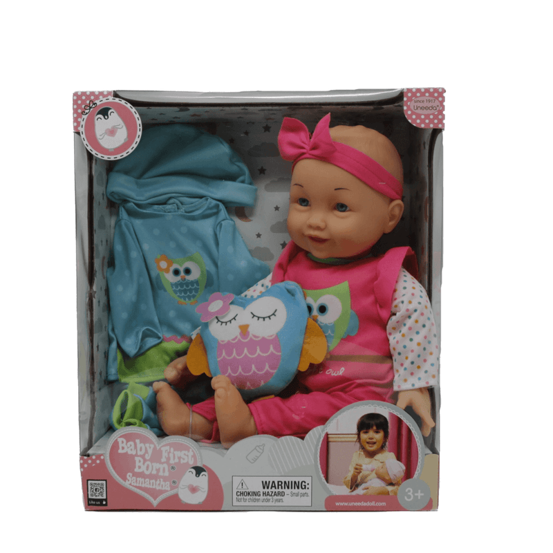 Baby First Born 14" Samantha Doll & Clothes Outfits Toy Gift Age 3 Years+