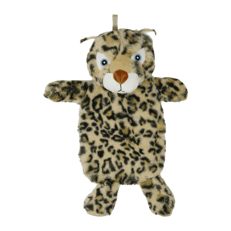 Leopard Novelty Animal 1L Hot Water Bottle Cover Warm Winter Gift Present
