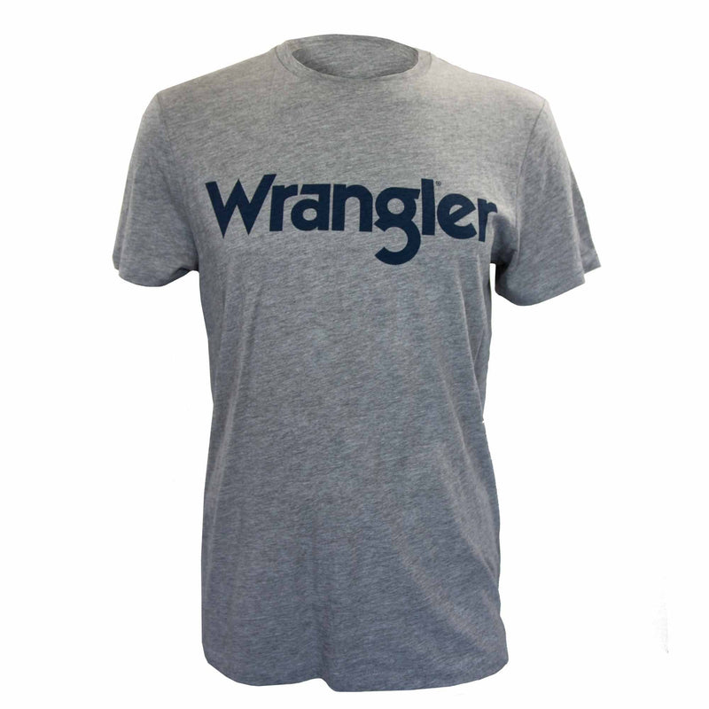 Wrangler Short Sleeved Logo Tee- Grey