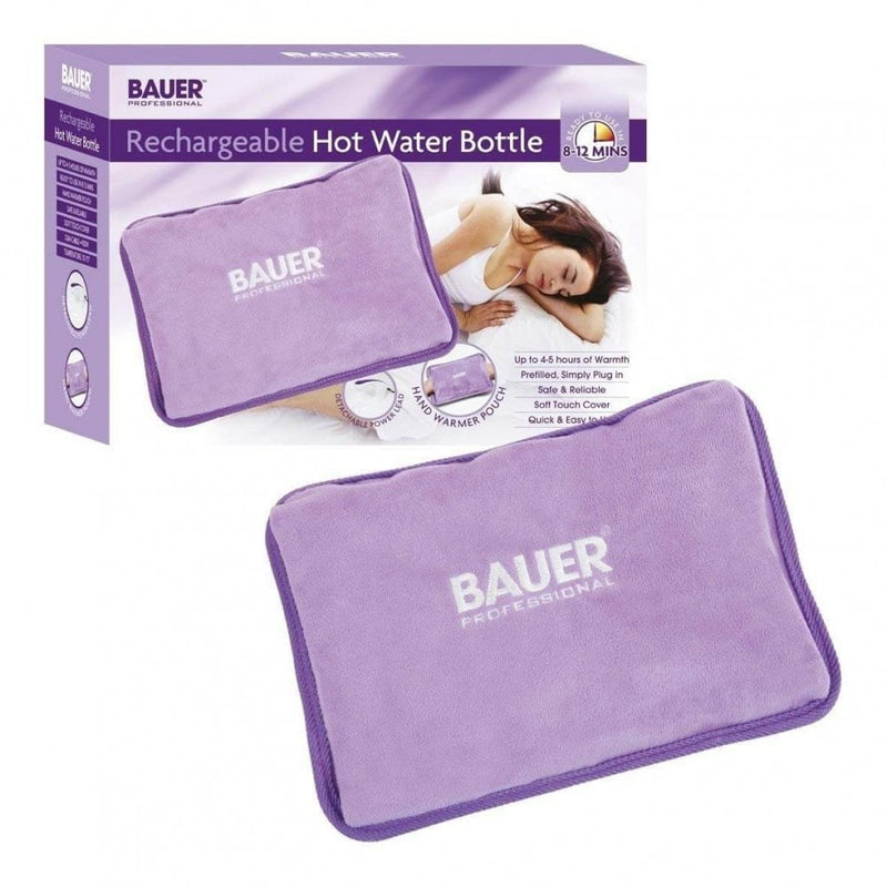 Bauer Rechargeable Electric Hot Water Bottle Lilac