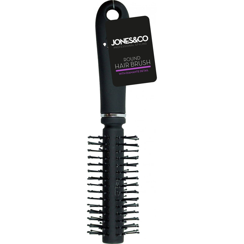 Jones and Co. Jones and Co. Diamante Round Hair Brush