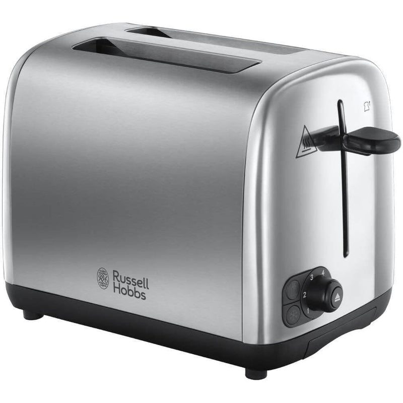 Russell Hobbs 2 Slice Brushed Stainless Steel Toaster - Silver