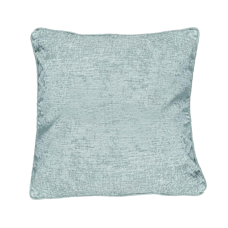 Lewis's Buckingham Chenille Cushion 55 x 55cm - Duck Egg Blue