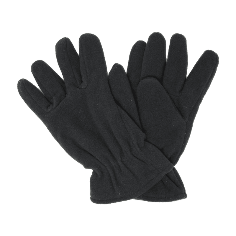 Mens Thinsulate Fleece Gloves - Black