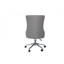 Winged Button Back Light Grey Office Chair 55 x 57.5 x 100 cm