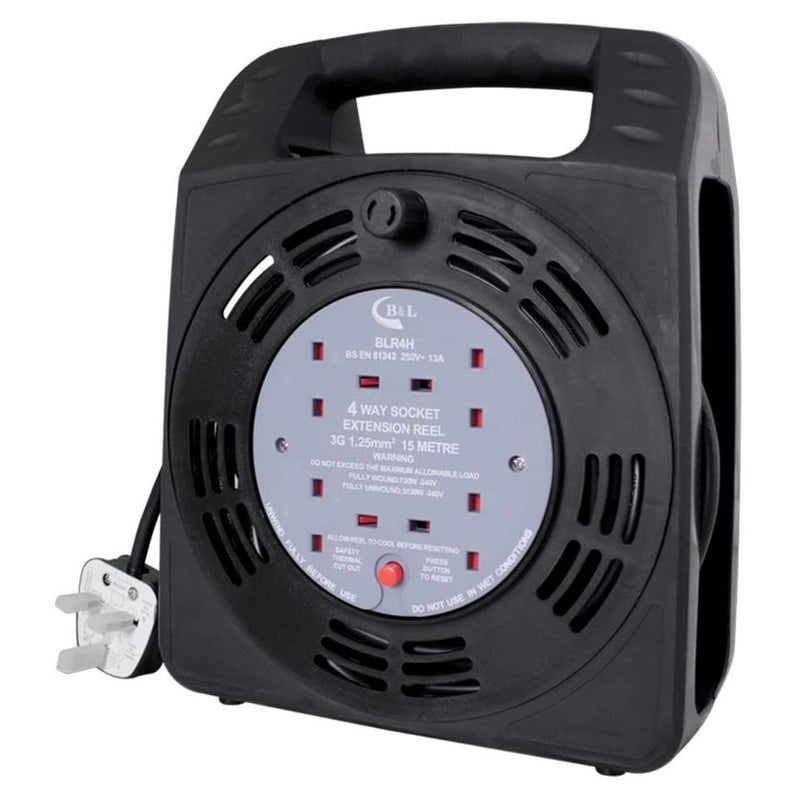 Benross 4-Way 20 Metre Cable Reel