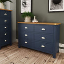 Aldeburgh Blue Chest of 6 Drawers