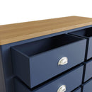 Aldeburgh Blue Chest of 6 Drawers
