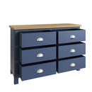 Aldeburgh Blue Chest of 6 Drawers