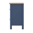 Aldeburgh Blue Bedside Table with 2 Drawers