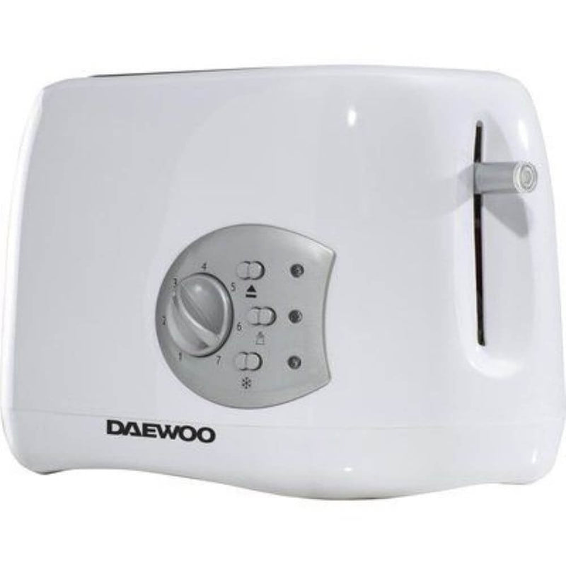 Daewoo Balmoral 2 Slice Plastic Toaster - White