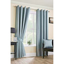 Twilight Eyelet Curtains - Blackout - Duck Egg Blue