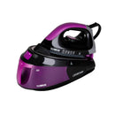 2400W 1.8L CeraGlide Steam Generator Iron - Black and Purple