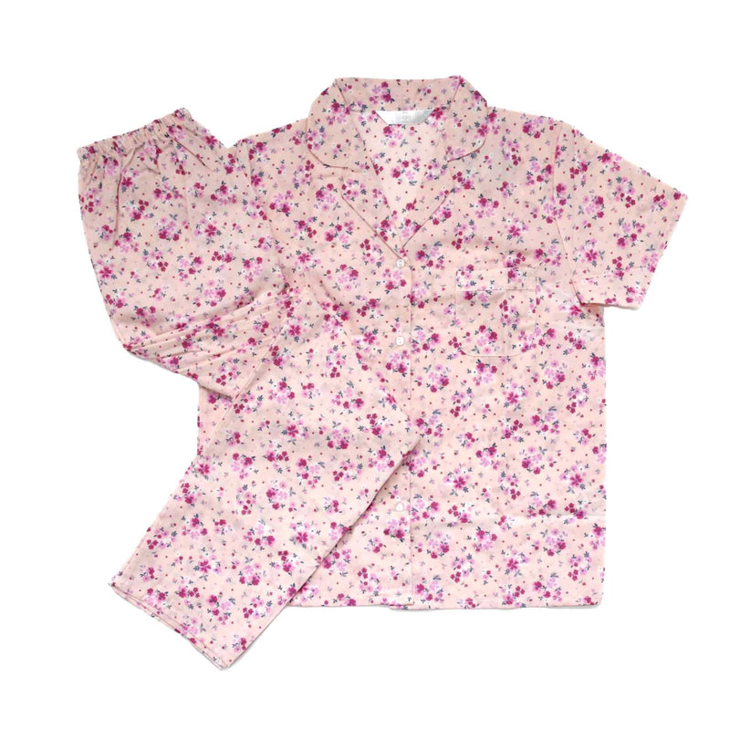 Printed Woven Pyjamas - Pink