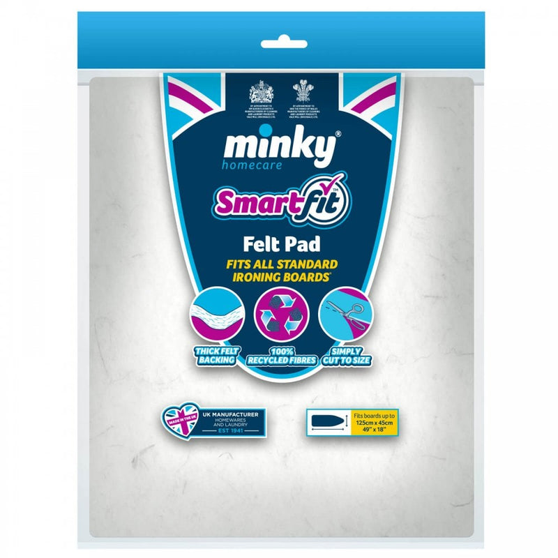 SmartFit Felt Pad Up To Ironing Board Cover - 125 x 45cm