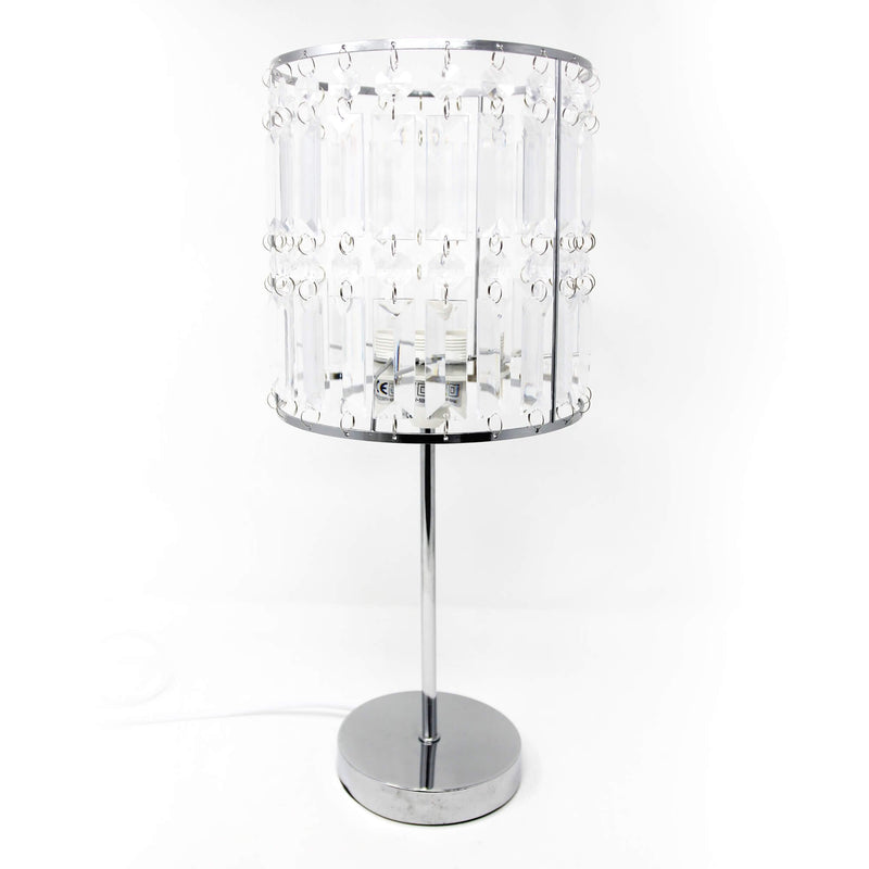 Vienna Acrylic Table Lamp - Clear