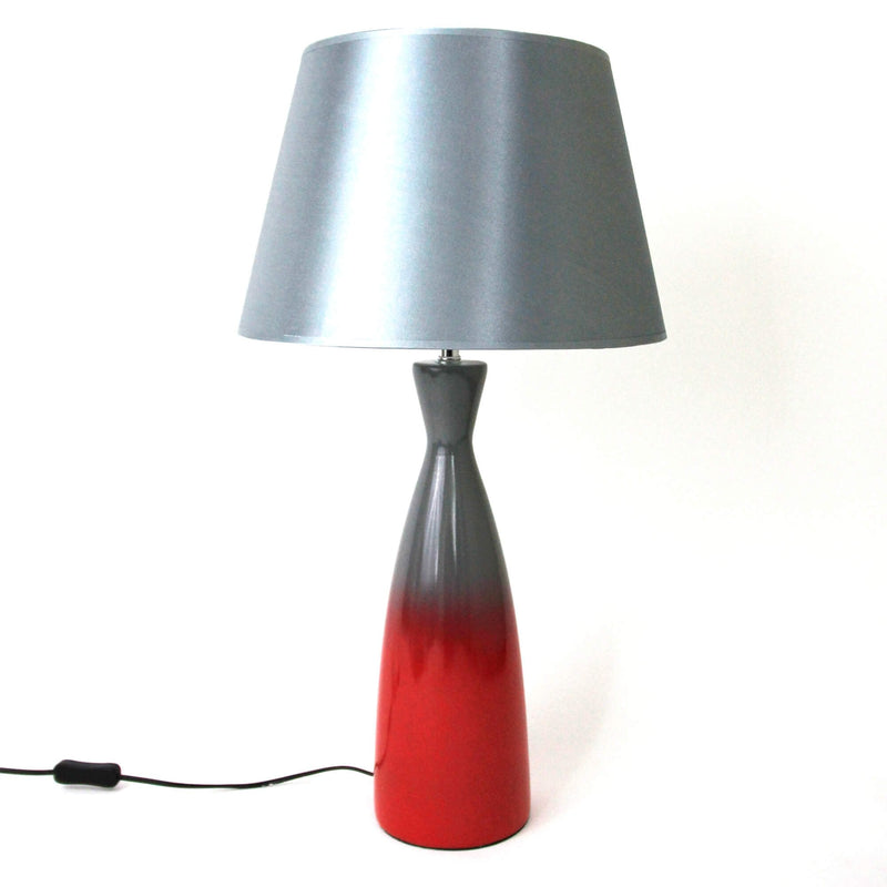 Table Lamp Coloured Ceramic Table Lamp Grey
