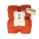 Teddy Fleece Super Soft Throw - Paprika