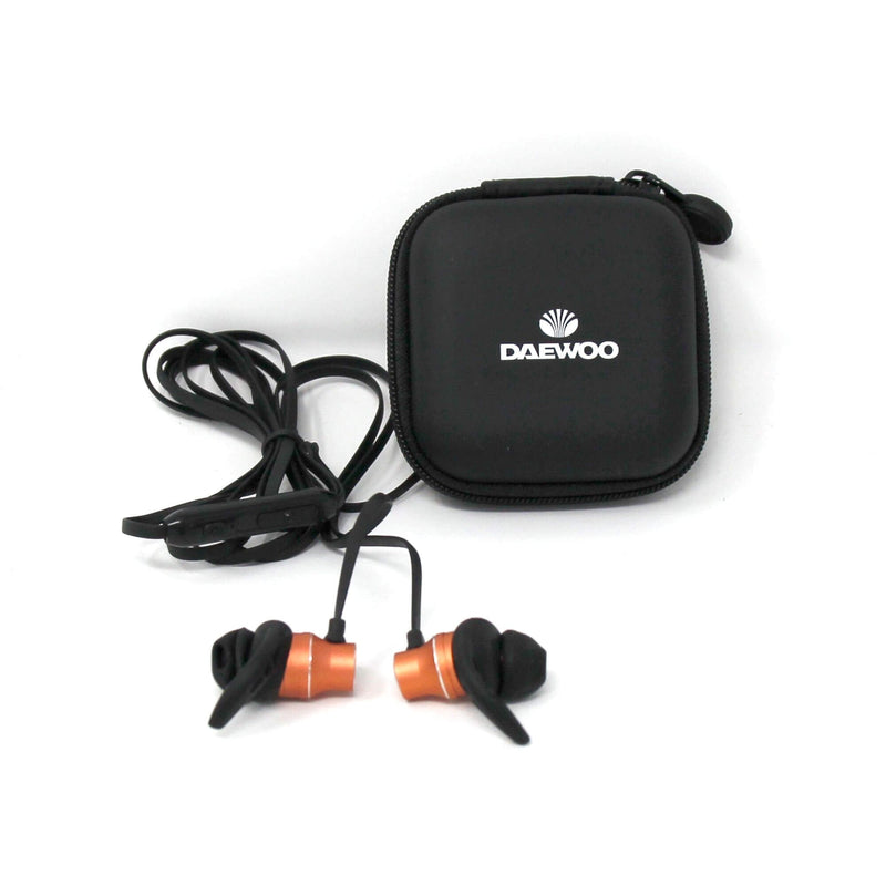 Daewoo Wired Earphone With Built In Mic - Coral