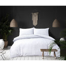 Seersucker Duvet Set - White