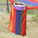 Outsunny Portable Cotton Hammock with Headrest - Multi Colour