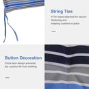 Outsunny Set of 2 Durable Swing Chair Cushions - Blue