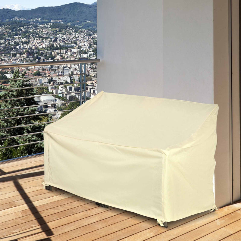 Outsunny Outdoor 2 Seater Waterproof Furniture Cover - Beige