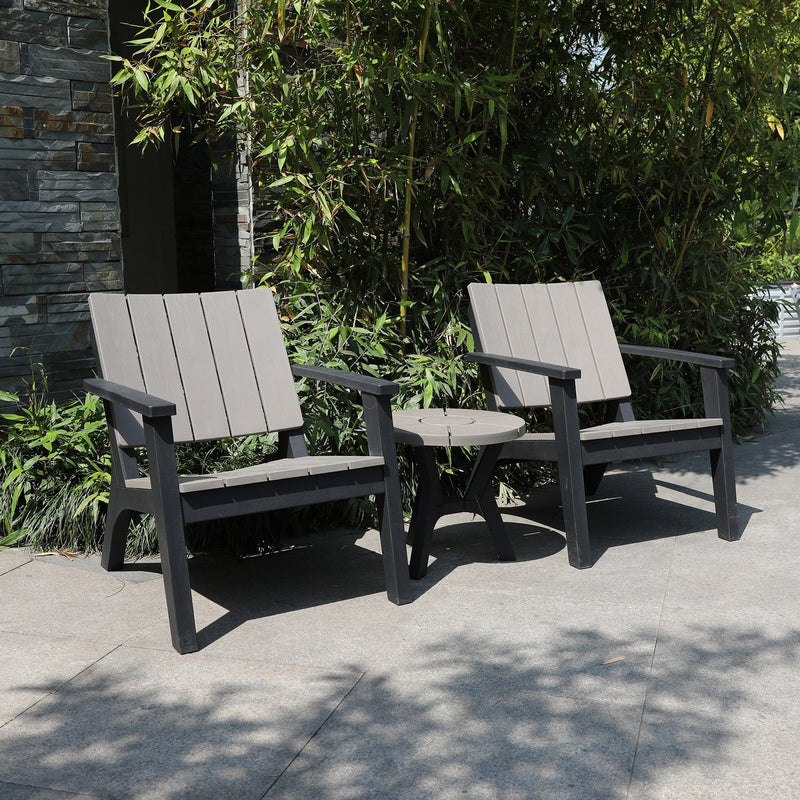 3 Piece Bistro Patio Garden Furniture Set