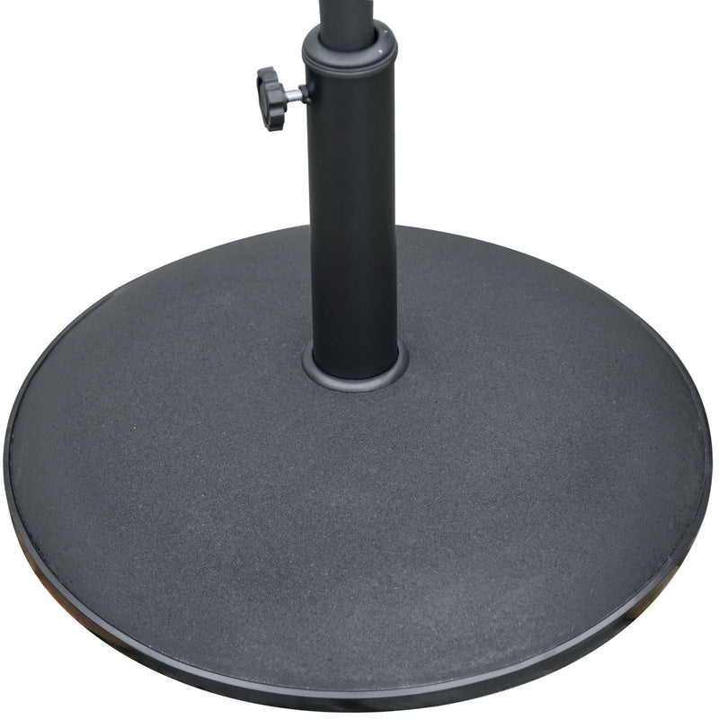 25 kg Round Umbrella Parasol Base - Black