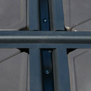 Fillable Umbrella Parasol Base with Wheels - Brown