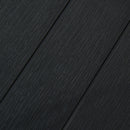 Garden Wood Effect Square Storage Table - Black