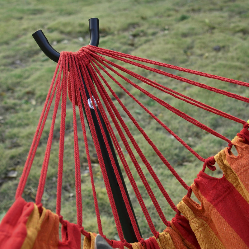 Outsunny Hammock with Metal Stand and Carrying Bag .