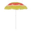 Oasis Hawaiian Style Garden Umbrella Parasol with Tilt - Multi Colour