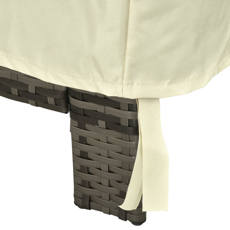 Outsunny Single Waterproof Furniture Chair Cover - Beige