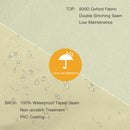 Outsunny Single Waterproof Furniture Chair Cover - Beige