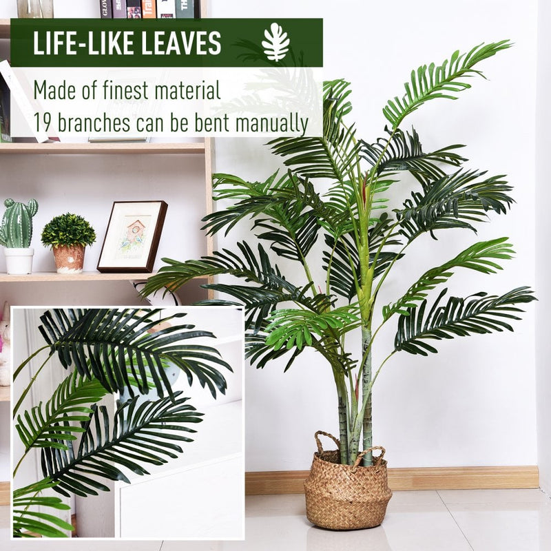 Outsunny 150cm Artificial Plant with Pot